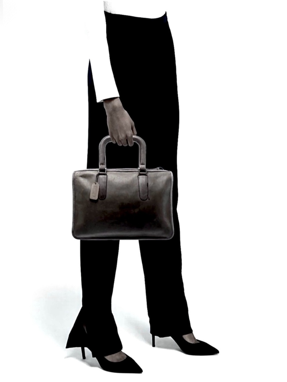 Coach Vintage Slim Satchel Standard Small Briefcase 9430 (1516) Leather